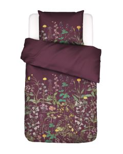 Essenza Augustina Mauve wine Dekbedovertrek 1p set 140x200/220 + 1 sloop